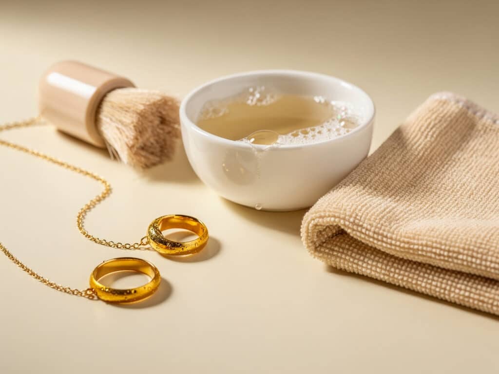 Come pulire l'oro in casa: guida completa per far brillare i tuoi gioielli